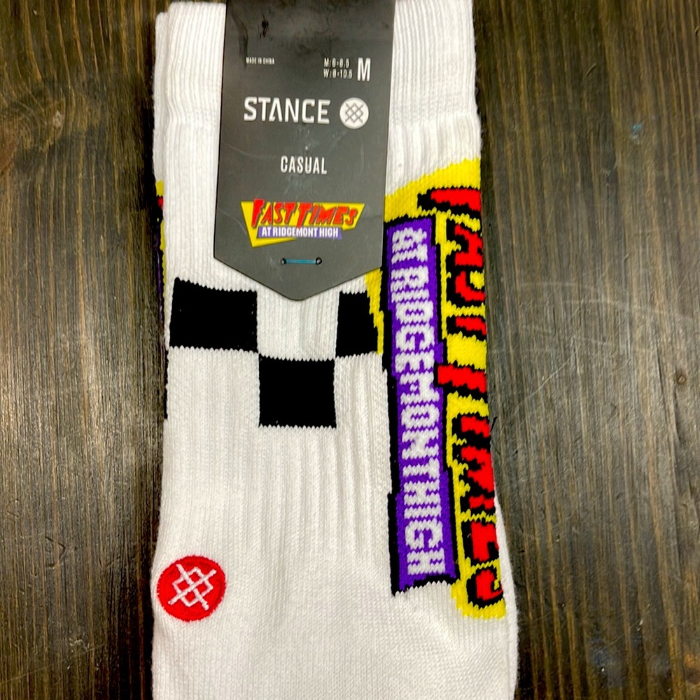 Stance medium casual Fast Times At Ridgemont High sock. Gnarly